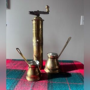 Vintage Turkish Grinder Set